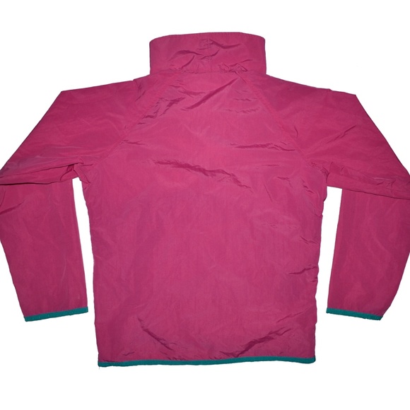 Vintage Anorak Windbreaker Jacket S Pink Pullover - Picture 3 of 7